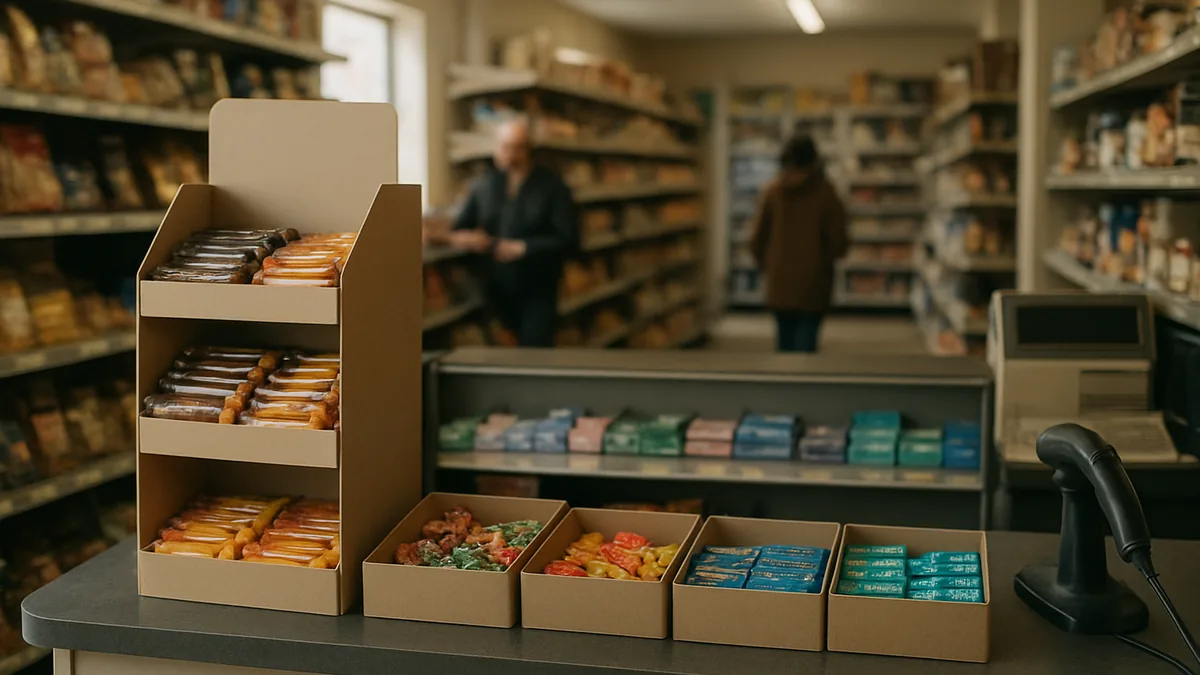 Standy reklamowe czy boxy półkowe – co wybrać do małego sklepu
